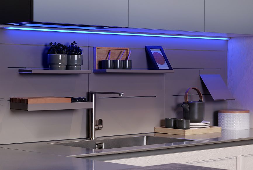 Luci led sottopensile cucina Aster